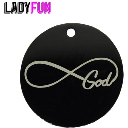Ladyfun Infinite Symbol Stainless Steel Charms- God Charm for jewelry making 25mm 20pcs