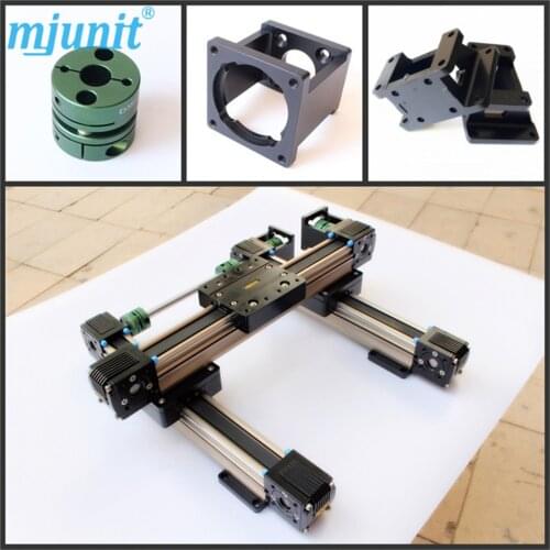 LINEAR BELT DRIVE ACTUATOR WITH MOTOR BRACKET Robot Belt Drive Linear Actuator within 3000mm Travel custom length