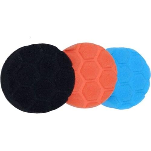 3x Hex-Logic Buff Buffering Polishing Pad kit For Auto Car Polisher
