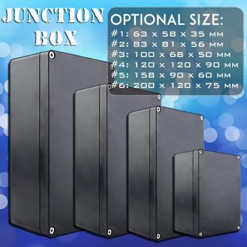 Plastic Waterproof Enclosure Box Electronic IP67 Waterproof Project Instrument Case Electrical Project Box ABS Outdoor Junction