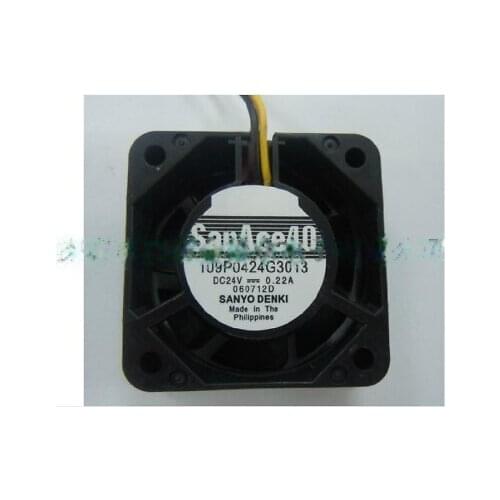 1pc new fan 109P0424G3013 24V 0.22A SANYO 40*40*28 freeship