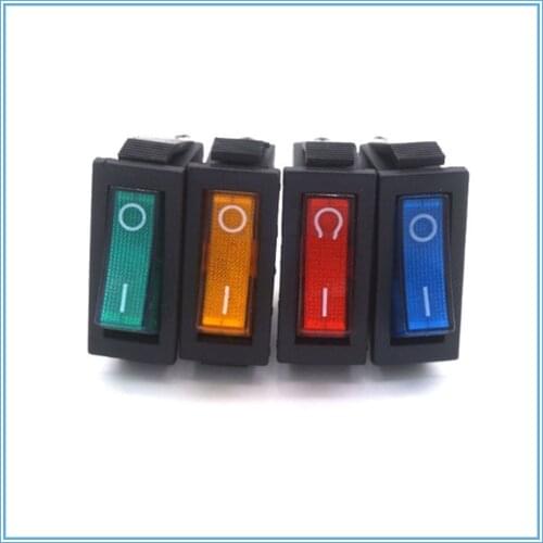 On-Off 3Pin DPST Rocker Switch 15A/20A 250V/125VAC KCD3 12x10mm