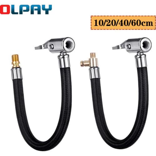 Car Tire Air Inflator Hose Inflatable Pump Extension Tube Adapter Twist Tyre Air Connection Locking Air Chuck Bike Motorcycle