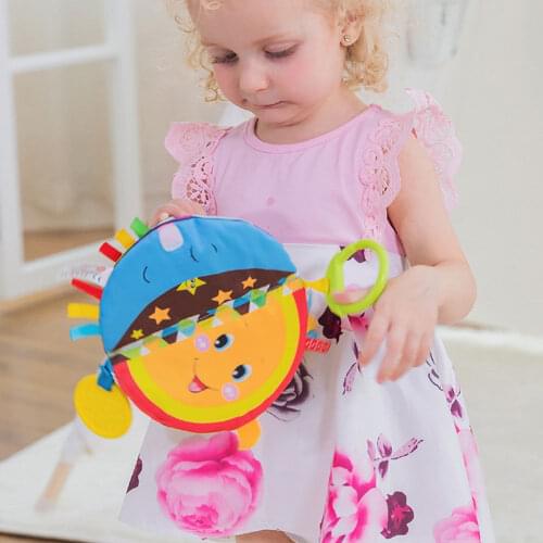 Pudcoco Baby Animal Cloth Book Infant Kid Intelligence Development Toy Bed Cognize Books