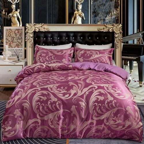 Europe Jacquard Stype Duvet Cover Set High Quality Bedding Set Bedclothes Duvet Cover Pillowcase Queen King Size 220x240 200x200