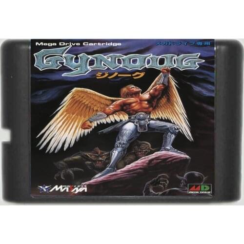 Gynoug 16 bit MD Game Card For 16 bit Sega MegaDrive Genesis game console