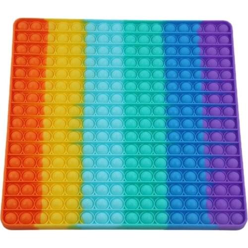 30cm Big Size Kits Fidget Toys Push Bubble Simple Dimple Anti-Stress Kit Sensory Toy for Adult Stress Relief Squishy Kids Gift