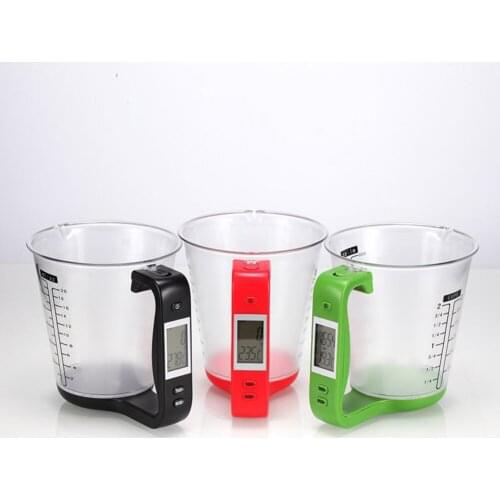 Kitchen Measuring Cup Scale LCD Digital Display for Baking Tea Weighting Coffee B1