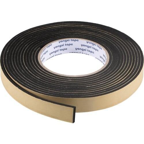 Uxcell Sealing Foam Tape 30mmx5mmx2m EVA Self Adhesive Weather Strip for Window Door