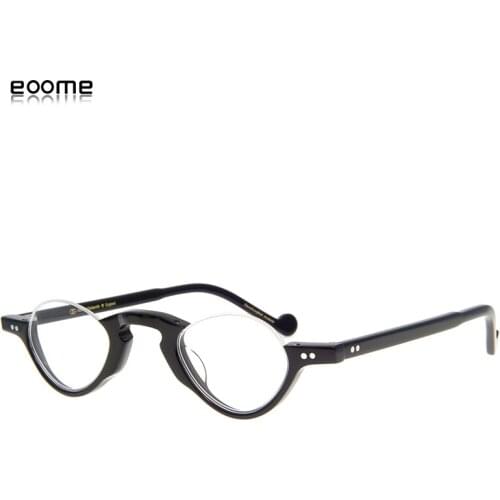 Small Oval Shape High Quality Hand Made Acetate Vintage Luxury High Quality Niche eoome original design with case