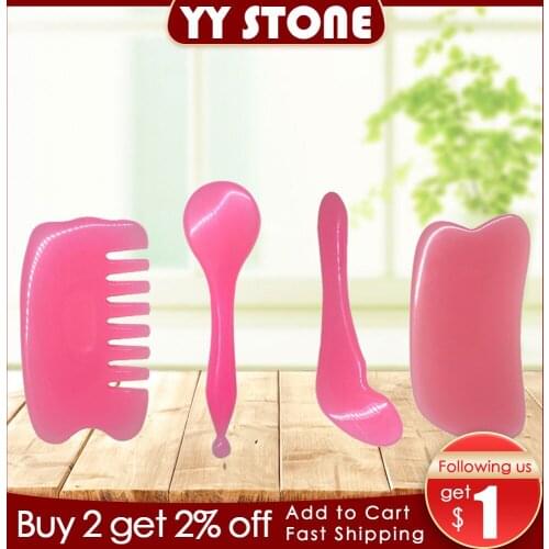 Resin Beeswax Massage Scraping Facial Back Neck Massager Massage Health care Relaxed Anti-cellulite backache