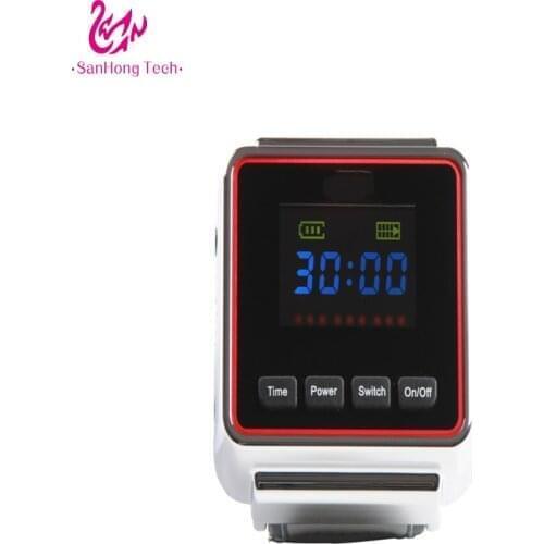 Wrist watch 650nm wavelength laser diabetic complications treatment machine for high blood viscosity