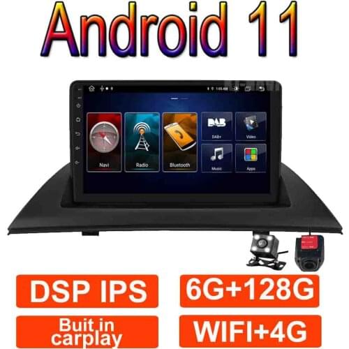 ATUO GPS BLUETOOTH 8-core Android 11 CarPlay For BMW X3 E83 2004 - 2012 Car Radio with screen Multimedi NO DVD 2 DIN