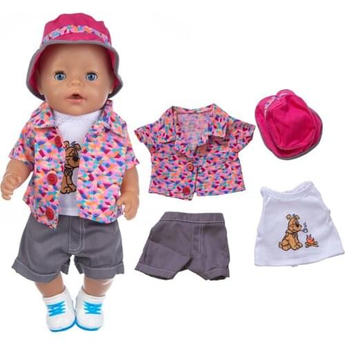 2021 New Pattern Clothes Colorful Diamond Suit Fit 18 Inch American&43cm Baby New Born Doll Clothes Accessories