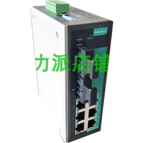 New Original Spot Photo For MOXA EDS-308-SS-SC Single-Mode Smart Plug-And-Play Industrial Ethernet Switch