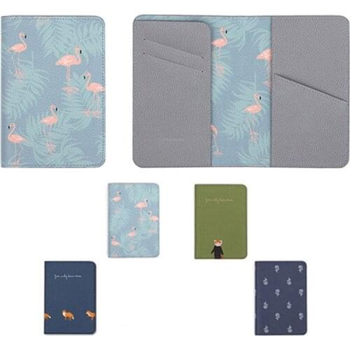 OLAGB New Brand Travel Passport Cover For Men Women Credit Id Card Holder Floral Business Card Bag Passport Bag z49