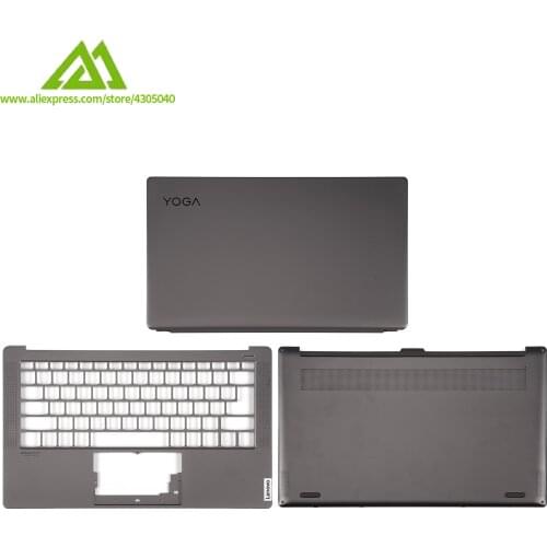 Original New LCD Back Cover/Palmrest Cover/Bottom Case Cover For Lenovo Yoga S940-14 S940-14IWL S940-14IIL Gray