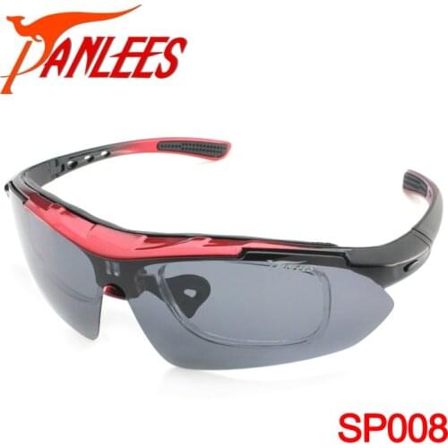 Panlees High Quality Sports Sunglasses Interchangeable Lens Prescription Sports Glasses Polarized Sunglasses Driving