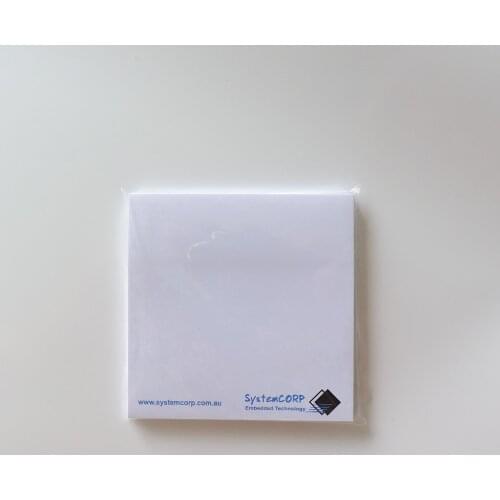 Custom print 2 colors logo adhesion gift paper sticky note