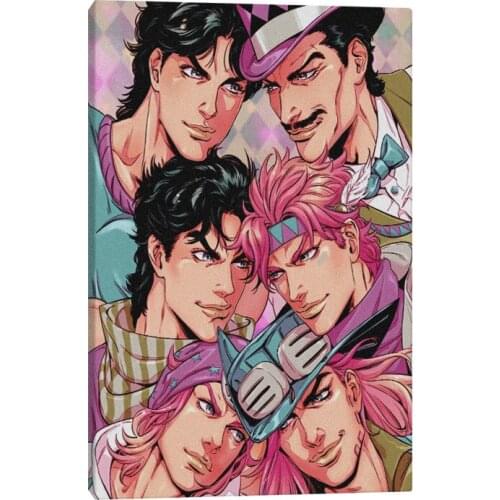 Canvas HD Prints Poster Wall Art Home Decoration Painting JoJos Bizarre Adventure Modular Pictures Anime Artwork Living Room