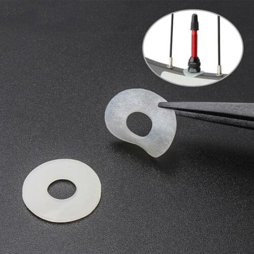 Practical 12Pcs Good Tire Air Nozzle Valve Sticker Portable Valve Core Cushion Lightweight for MTB