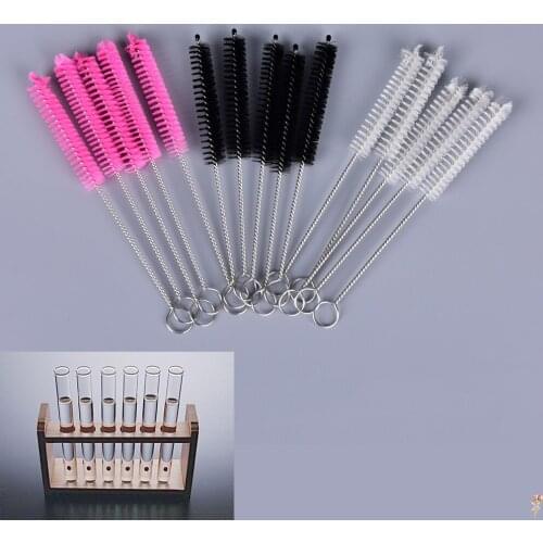 5Pcs/set Bottle & Nipple Brush Lab Chemistry Test Tube Bottle Cleaning Brushes Cleaner Laboratory Supplies Multi-Functional