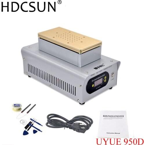 UYUE 958D Built-in Two Big Pumps 7 Inch Vacuum LCD Separator Machine for iPhone X for Samsung LCD Screen Separation