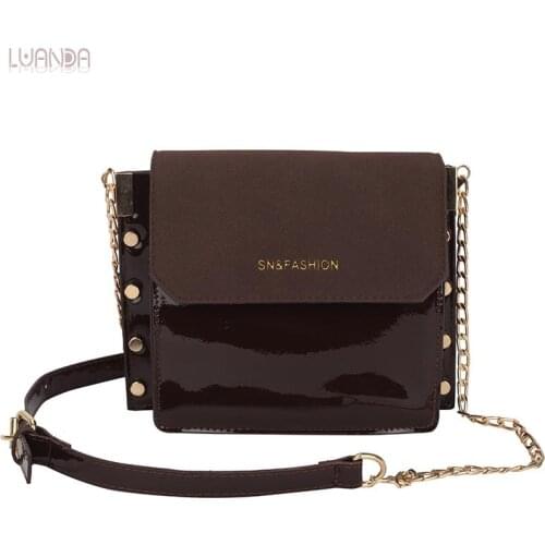 Crossbody Bags For Women PU Leather Handbags Designer Ladies Shoulder Bags Female Messenger Bag Fashion Brand Simple Flap