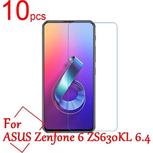 10pcs Ultra Clear/Matte/Nano LCD Screen Protector Film Guard Cover for Asus Zenfone 6 ZS630KL 6.4inch Protective Film