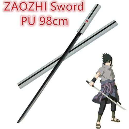 ZAOZHI Snake Sword Nin Cosplay Anime Sasuke Sword Weapon Prop Role Playing Weapon PU 95cm Model