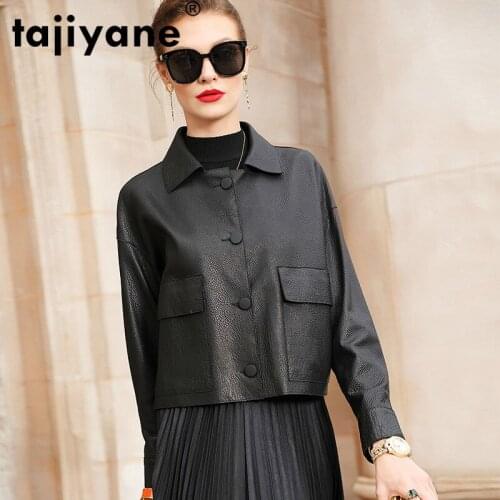 Jacket Leather Womens Women Clothes Coats and Jackets Women Sheepskin Coat Female Womens Clothing ED6009-30852 WPY515