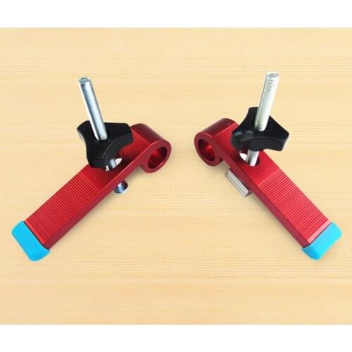 2pc/Set Universal Platen Miter Track Clamping Blocks T-Track chute Blocks M8 Screw Woodworking Clamps