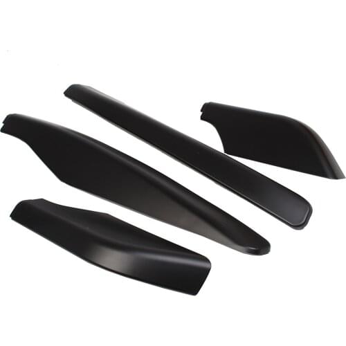 Black For Mitsubishi Pajero V80 2009-2014 2015 2016 2017 2018 ABS Plastic Roof Rack Bar Rail End Replacement Cover Shell 4PCS