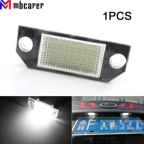 1PCS DC12V Car LED License Number Plate Light Lamp 6W 24 LED White Light Fit For Ford For Focus 2 C-Max