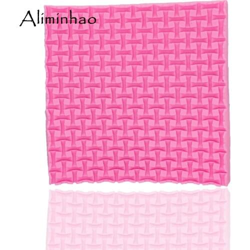 B1277 Sugarcraft Bamboo silicone mold fondant lace mat mold cake decorating tools chocolate gumpaste mold