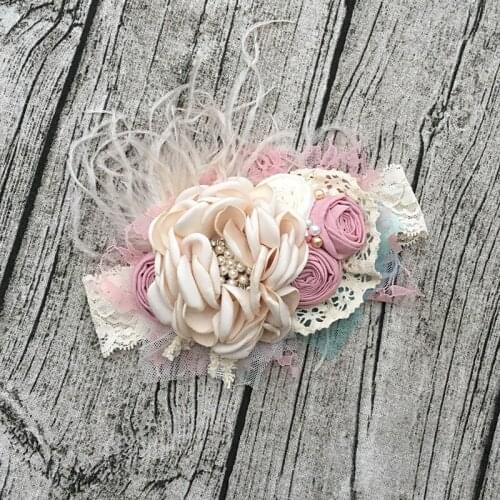 Free Shipping Flower Girl Headband Kids Hair Accessories Photo Prop