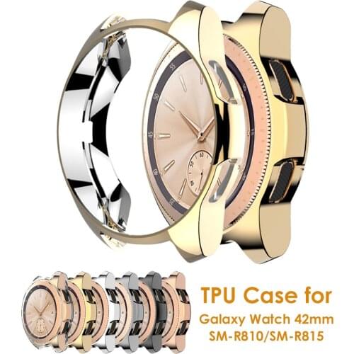 Cover for Samsung Galaxy Watch 42mm SM-R810 Shock-proof Scratch-resistant TPU Protective Case for Samsung Watch 42mm Smartwatch