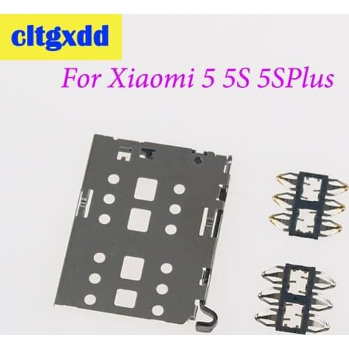 Cltgxdd For Xiaomi Mi5 5S 5Splus SIM Card Reader Slot Connector Socket Card Reader Holder Replacement