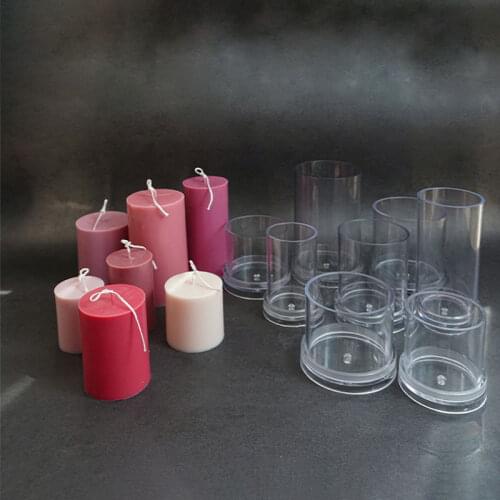 Plastic Candle Mold Cylindrical Candle Mold DIY Candle Making Supplies