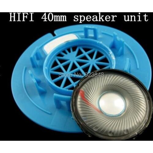 HIFI 40MM speaker unit DIY upgrade maintenance speaker bass fever headset unit 2pcs