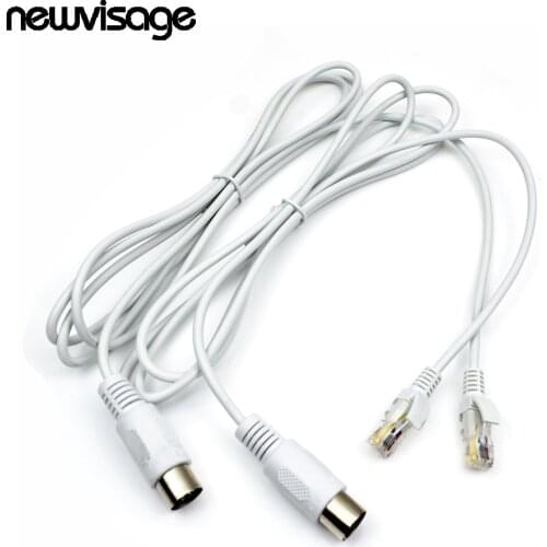 2pcs 1.8M 8 Cores Cable for Electric Breast Care Beauty Machine Replace Line for Vaccum Breasts Vibration EMS Cup Butt Lifting