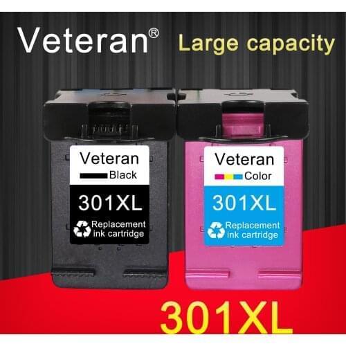 Veteran 301XL Replacement for hp 301 xl hp301 Ink Cartridge for hp Deskjet 2050 1000 1050 2510 3000 3054 Envy 4500 4502 printer