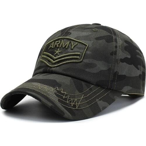 Camo Mens gorras Baseball Cap Male Bone Masculino Dad Hat Trucker New Tactical Mens Cap Camouflage Snapback Hat 2021