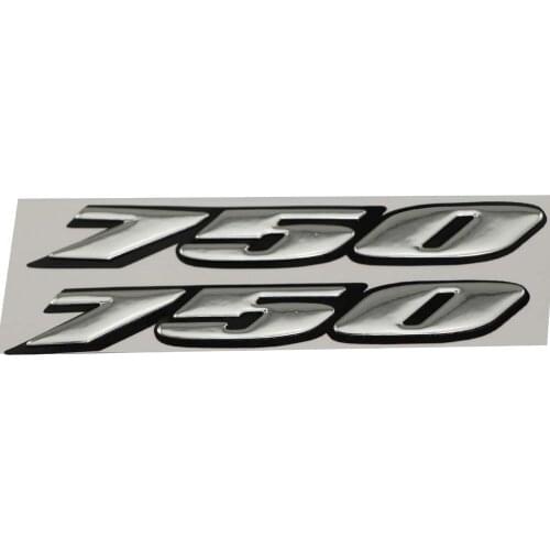 KODASKIN Motorcycle Raised 3D 750 Emblem Sticker Decals For GSXR750 K4 K6 K7 K8 K9 L1