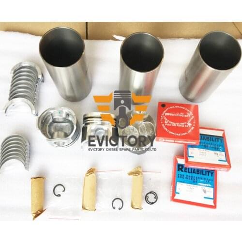 D1105 overhaul rebuild kit +con rod water pump for Kubota tractor