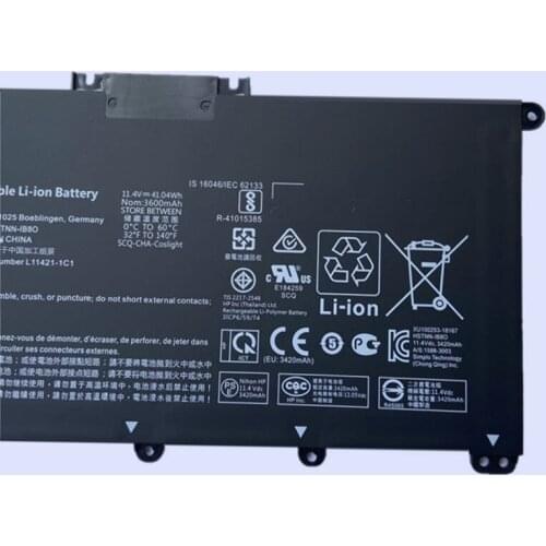 New Original Laptop Battery HT03XL for HP Pavilion 15-cs0047TX 14-CE0025TU 14-CE0034TX 11.4V 41.04Wh 3600mAh