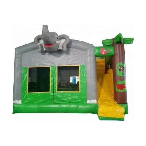 New arrvail directly selling commercial inflatable Elephant bouncer castle bouncer combo slide inflated for sale