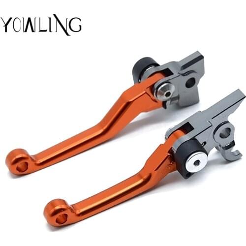 CNC Pivot dirt Bike Brakes Clutch Lever Handbrake Levers For 65SX 65XC 85SX 85XC 150SX 150XC 125SX 125EXC (SIX DAYS) 144SX