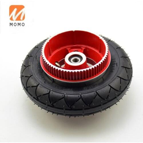 8 X 2 Inch 200x50 Tire + Front Rear Wheel Rim for 8-inch 8'' Folding Electric Scooter E-Scooter Pocket Bike