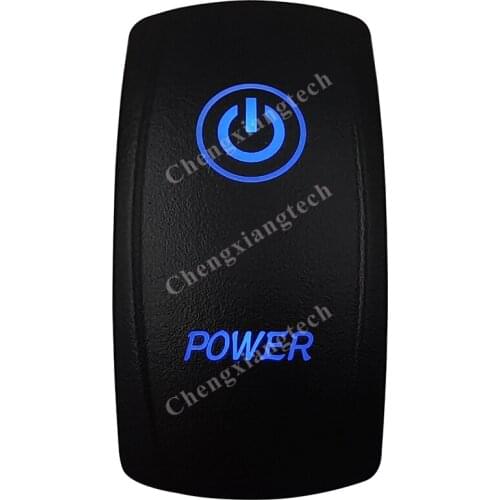 Power Car Boat Blue Led Lasor 5 Pin Rocker Toggle Switch On Off 12v 24v Marine Grade for Carling Arb Narva 4x4